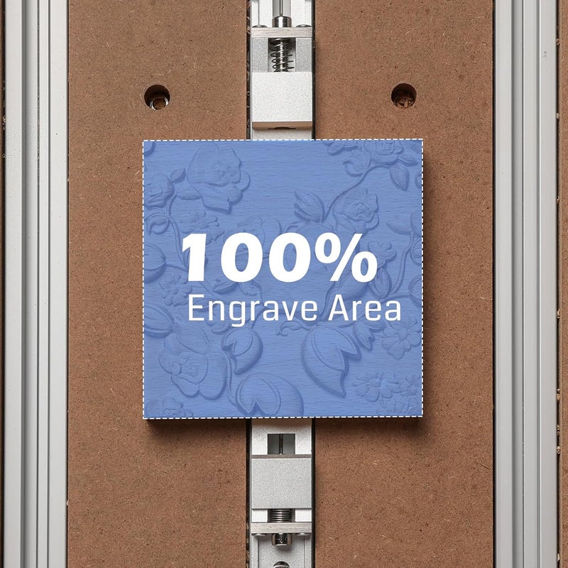 Genmitsu Upgrade CNC Router Vise Clamp for Large Woodworking & Metalworking Project, Low Profile Aluminum Toe Clamp, Size 4.2" x 0.9" x 0.6" (106mm x 22mm x 15mm), 2PCS - Image 4